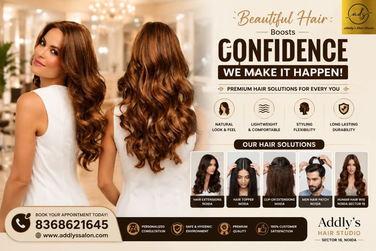 Premium human hair wig with professional hair solutions in Noida Sector 18